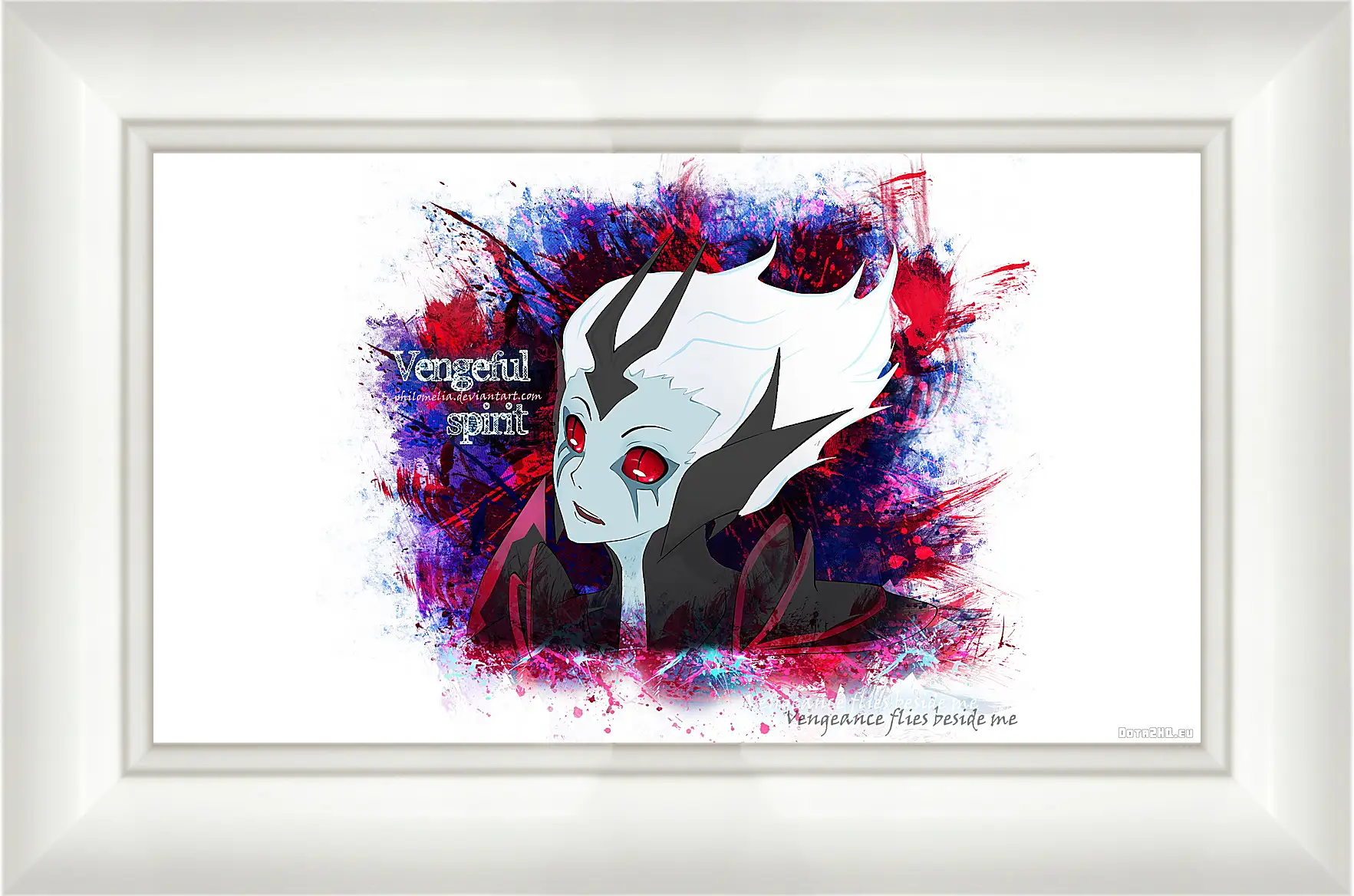 Картина в раме - vengeful spirit, dota 2, art
