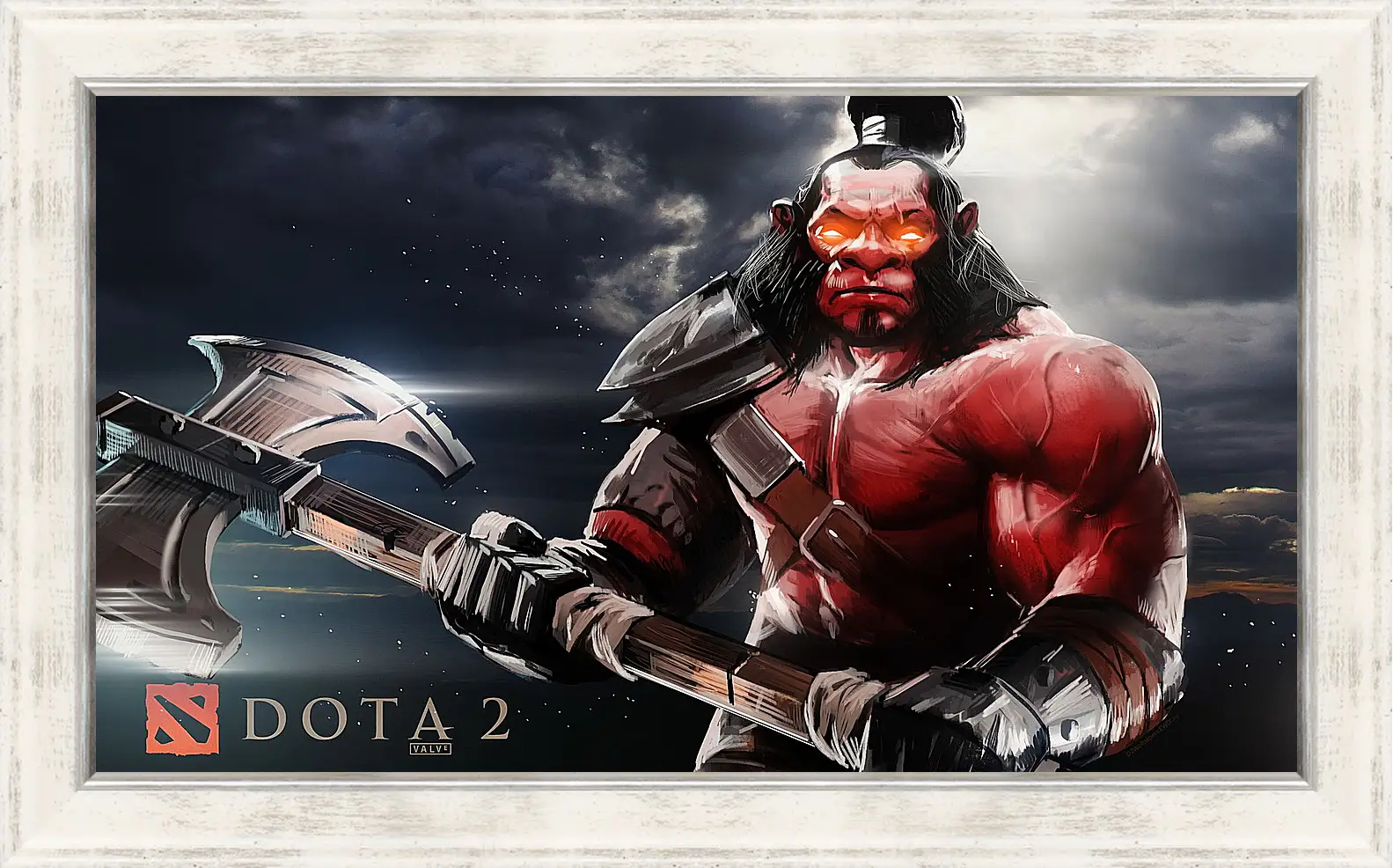 Картина в раме - axe, dota 2, art
