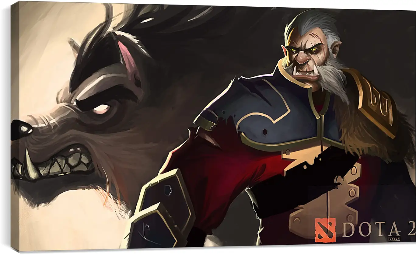 Постер и плакат - dota 2, art, lycanthrope
