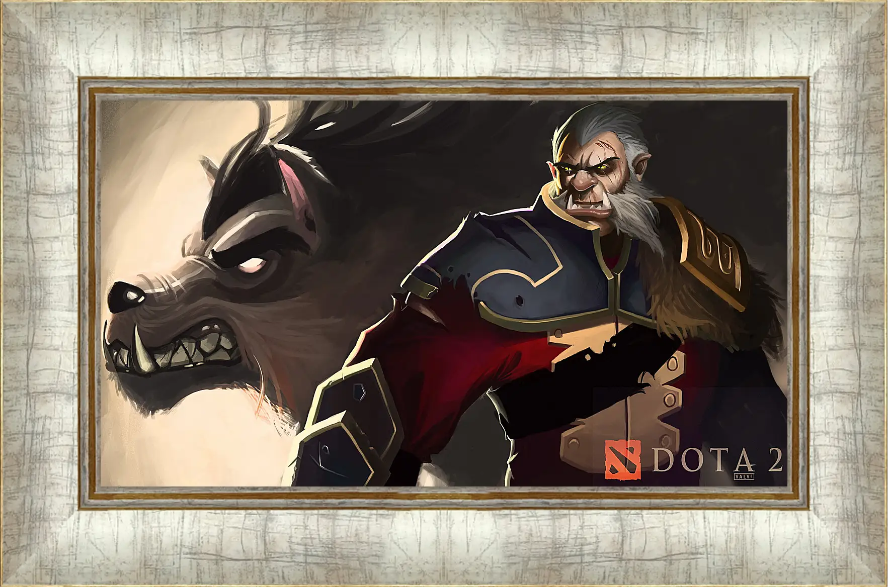 Картина в раме - dota 2, art, lycanthrope
