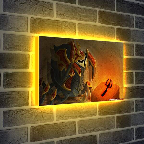 Лайтбокс световая панель - nyx assassin, dagon, hq art
