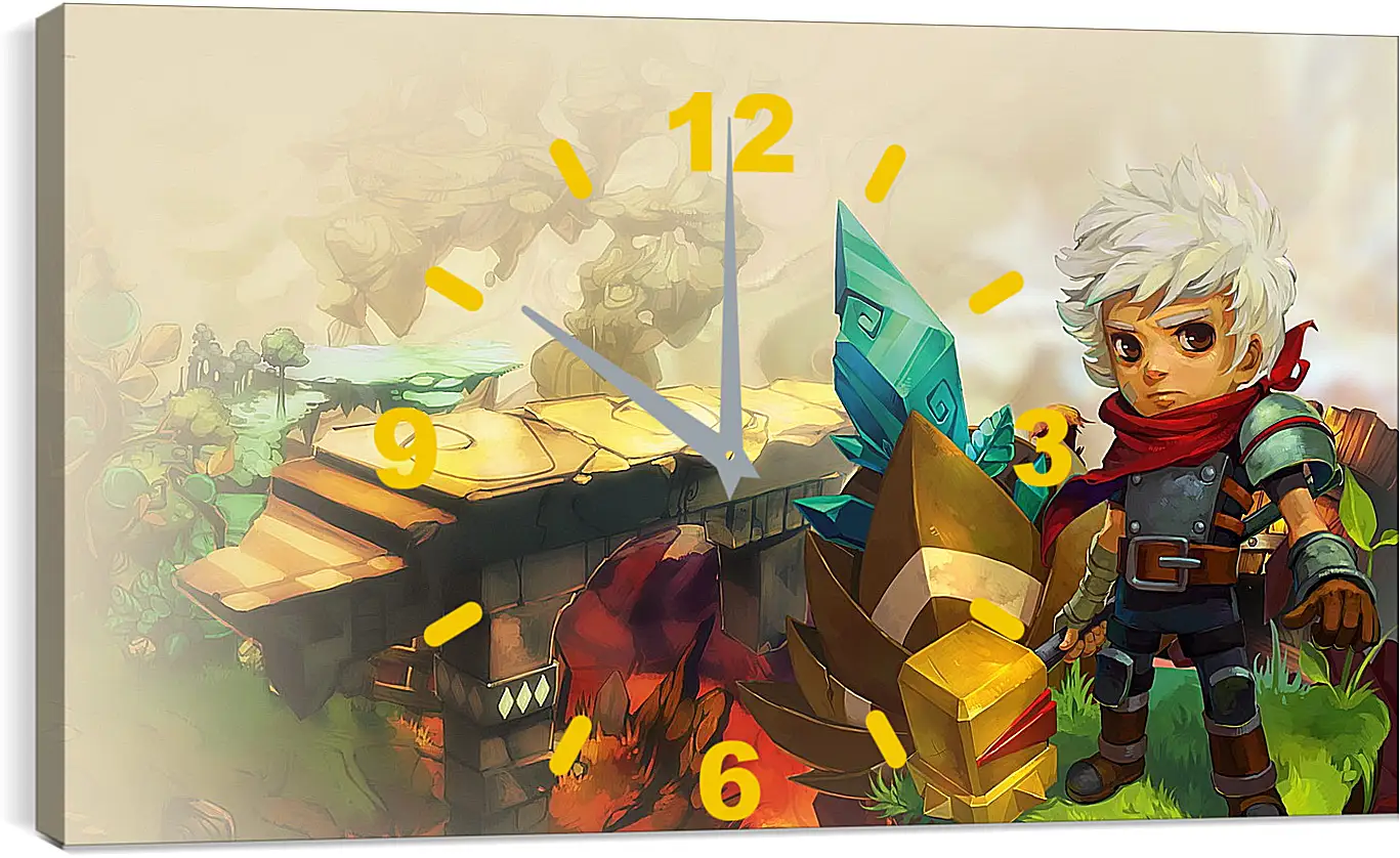 Часы картина - bastion, xbox 360, rpg
