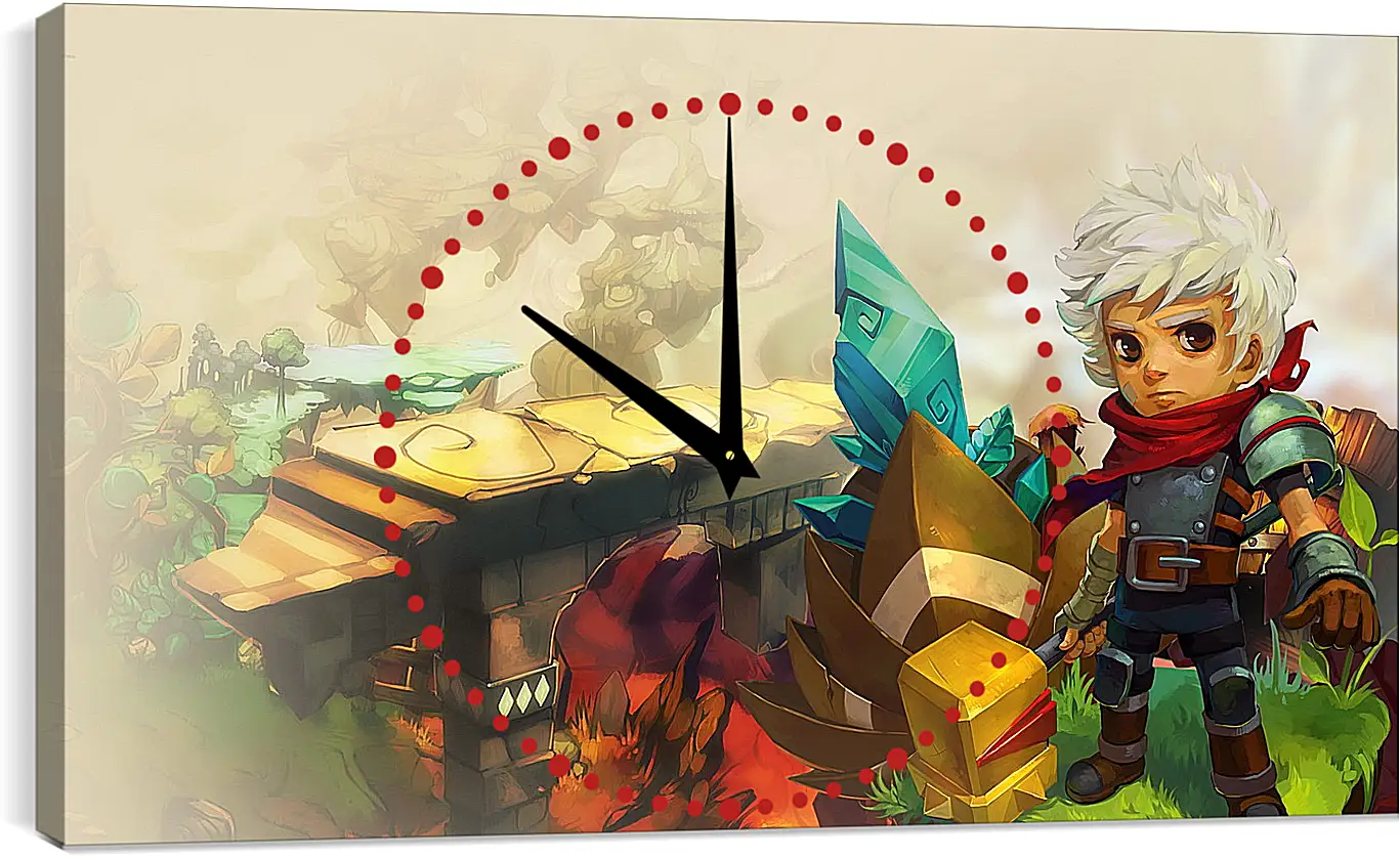 Часы картина - bastion, xbox 360, rpg

