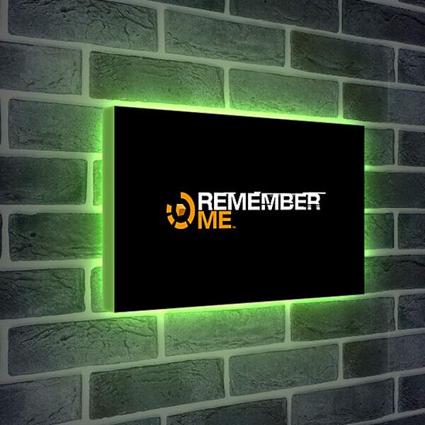 Лайтбокс световая панель - remember me, dontnod entertainment, futuristic game
