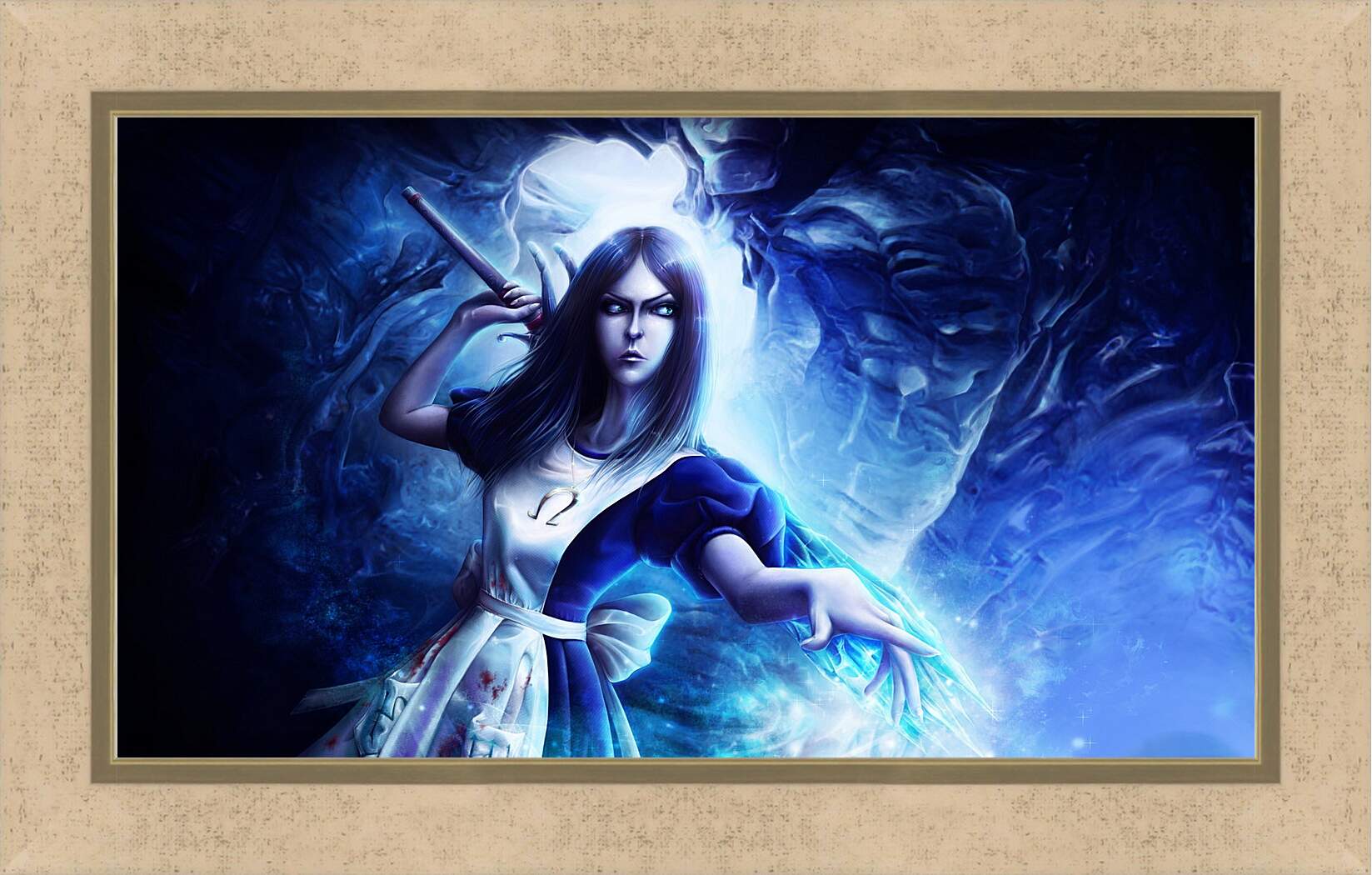 Картина в раме - alice madness returns, wand, crystal
