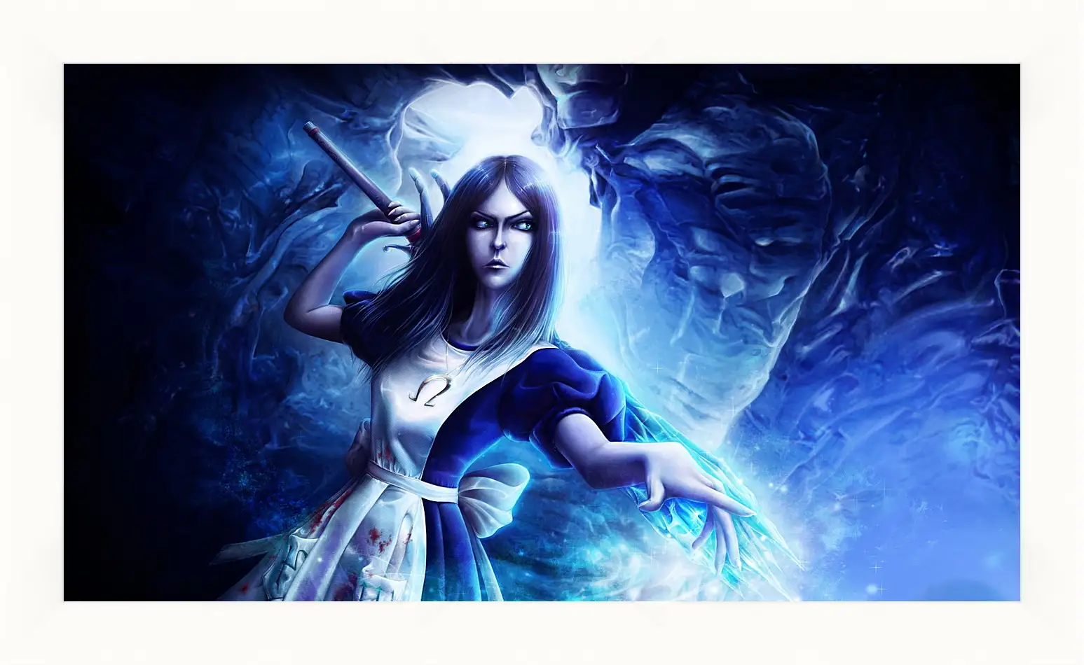 Картина в раме - alice madness returns, wand, crystal
