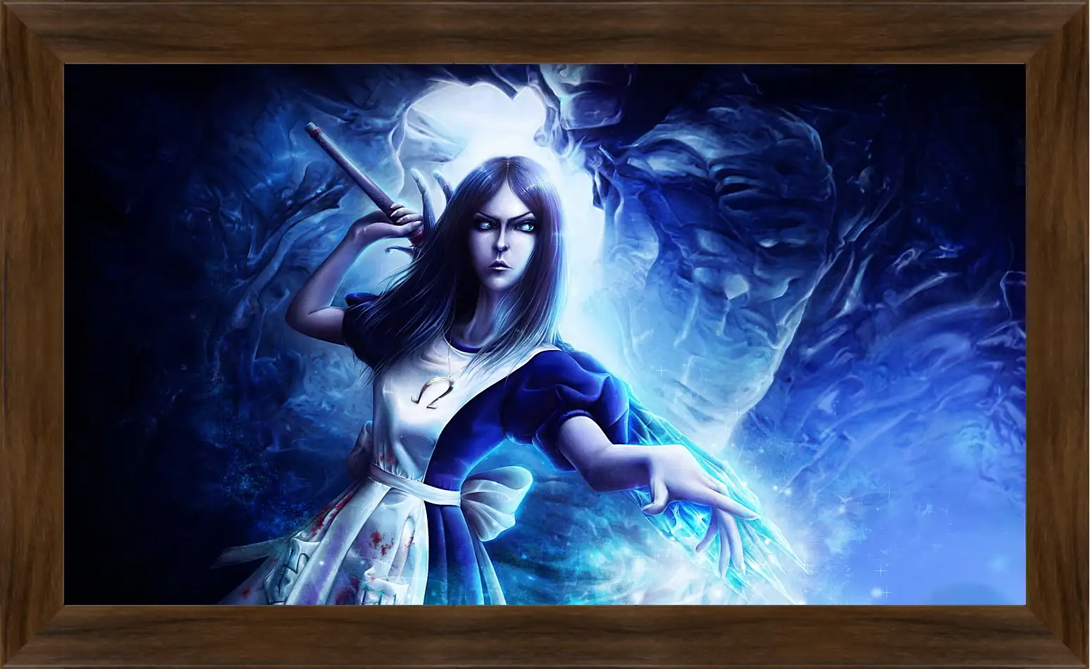 Картина в раме - alice madness returns, wand, crystal
