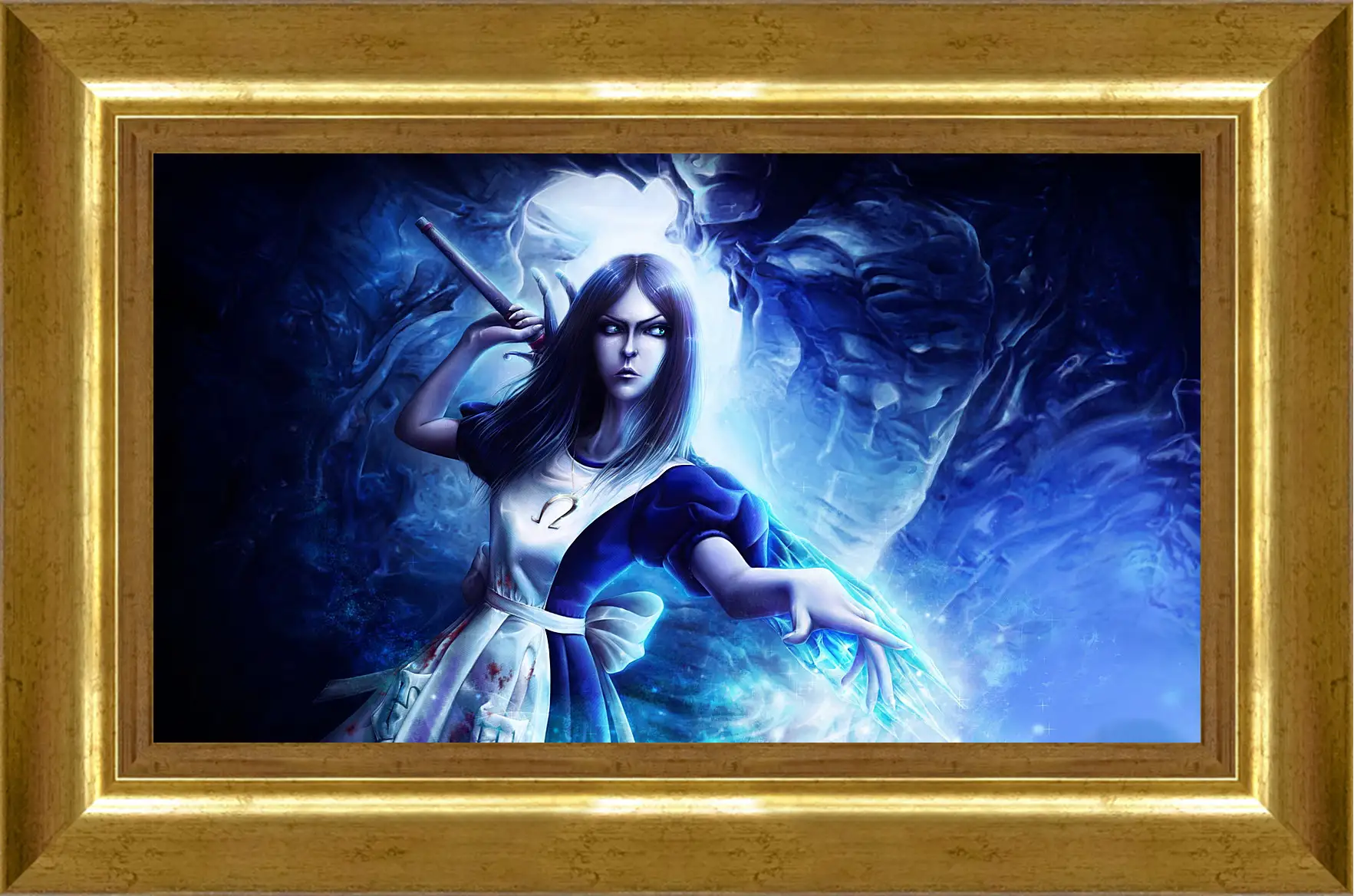 Картина в раме - alice madness returns, wand, crystal
