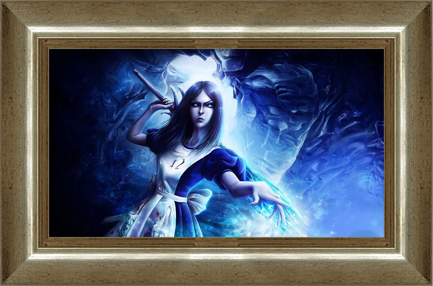 Картина в раме - alice madness returns, wand, crystal
