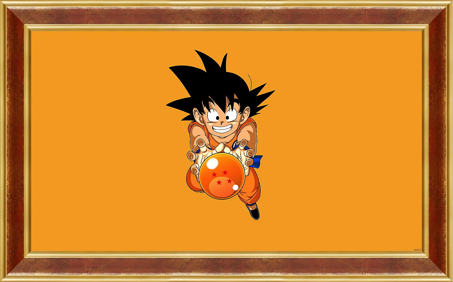 Картина в раме - goku nube voladora, nube voladora, dragon ball
