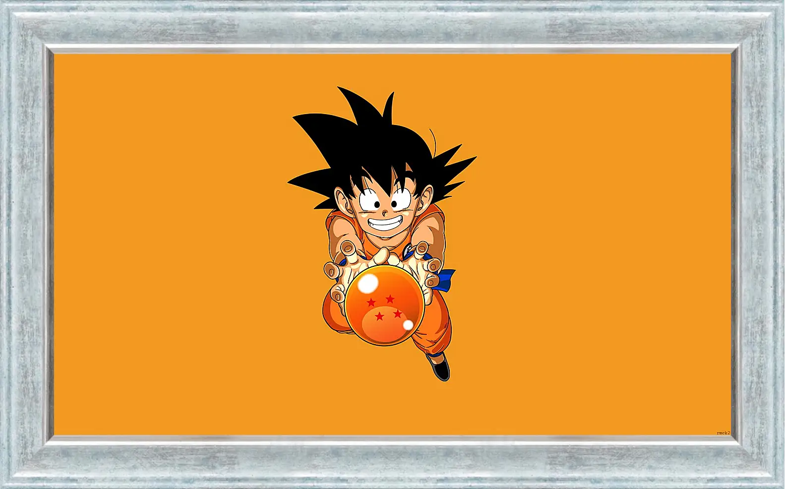 Картина в раме - goku nube voladora, nube voladora, dragon ball
