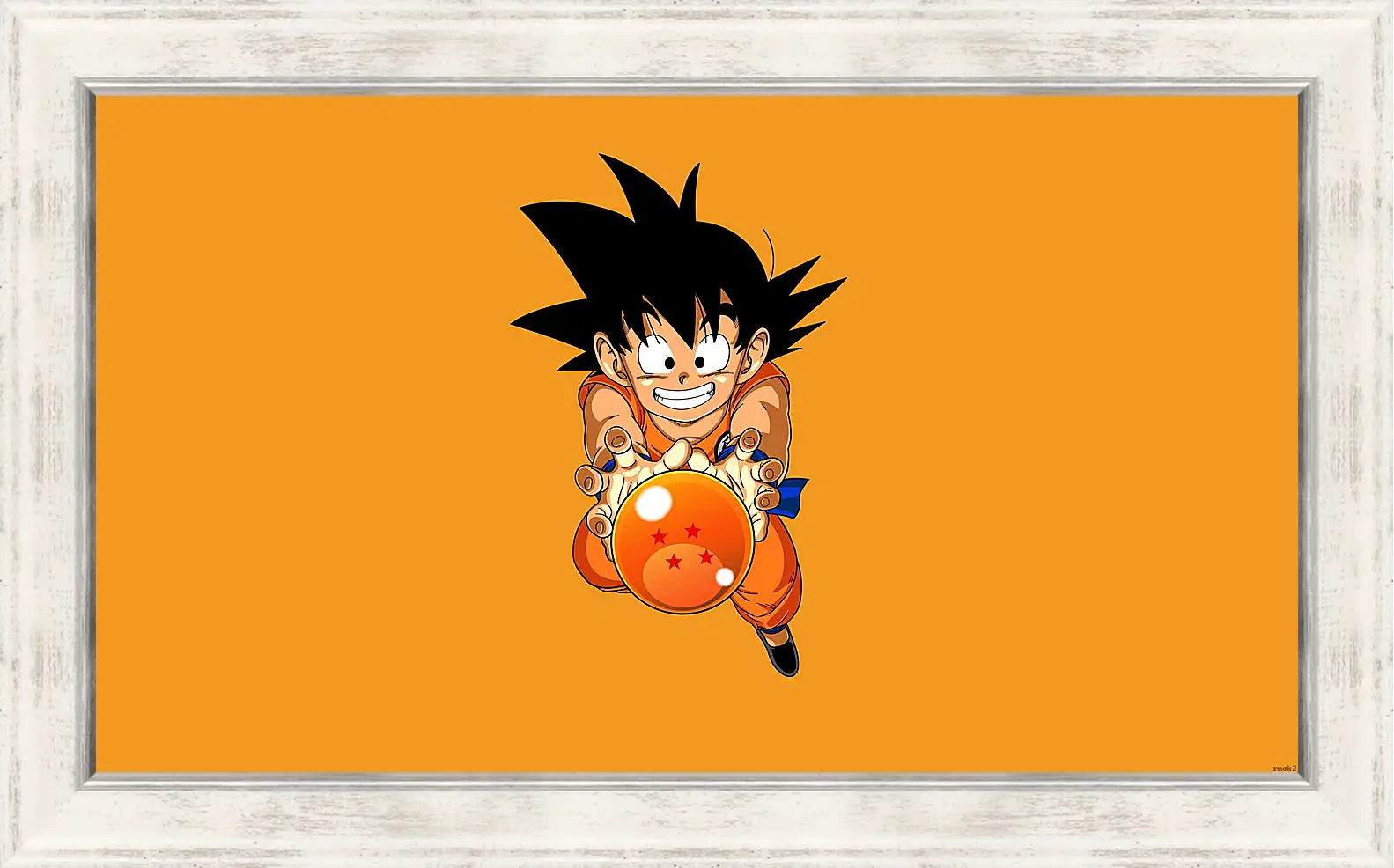 Картина в раме - goku nube voladora, nube voladora, dragon ball
