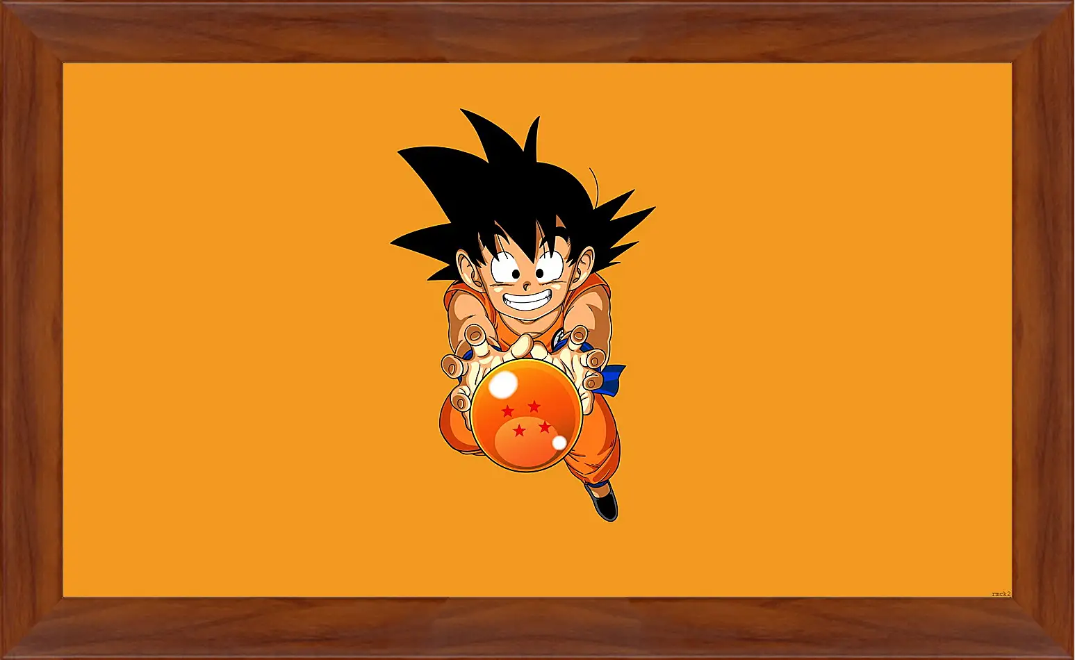 Картина в раме - goku nube voladora, nube voladora, dragon ball
