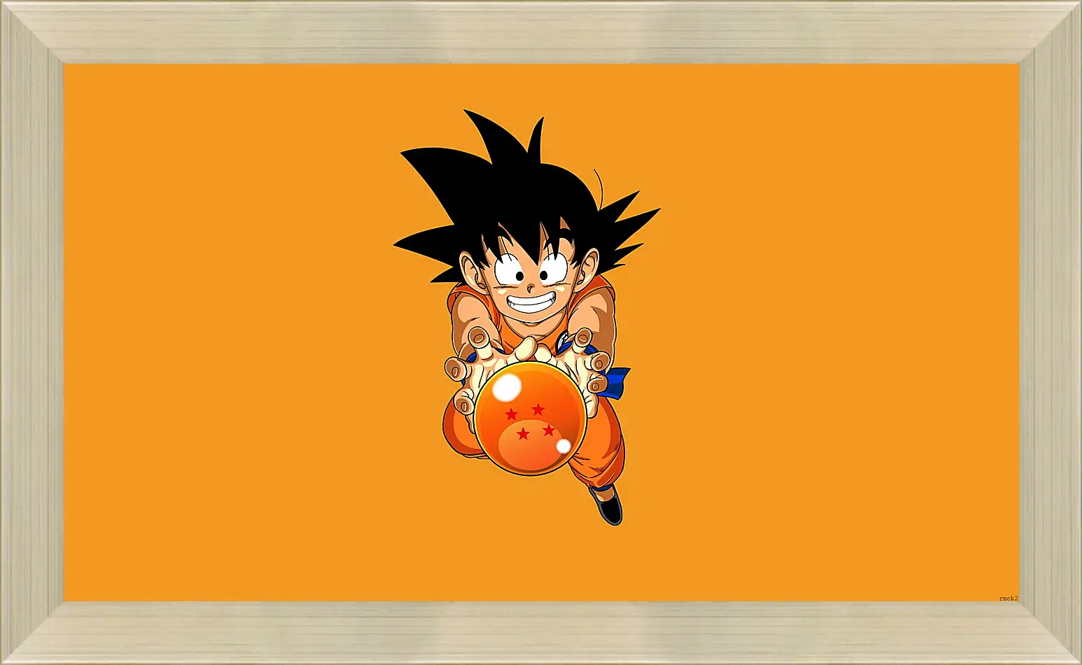 Картина в раме - goku nube voladora, nube voladora, dragon ball
