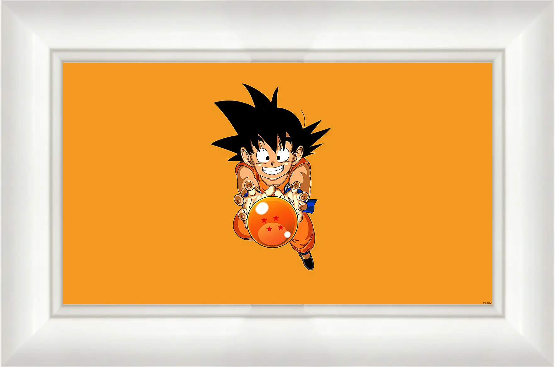 Картина в раме - goku nube voladora, nube voladora, dragon ball
