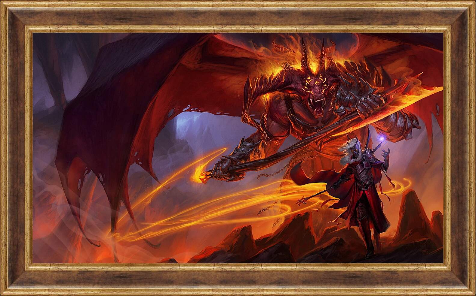 Картина в раме - sword coast legends, monster, demon
