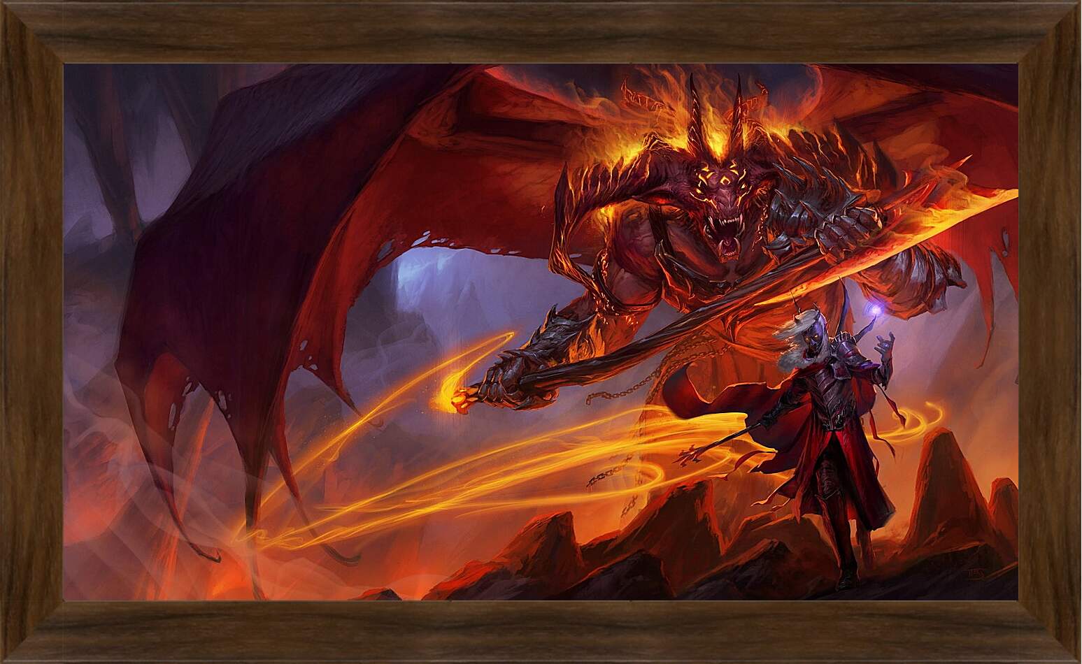 Картина в раме - sword coast legends, monster, demon
