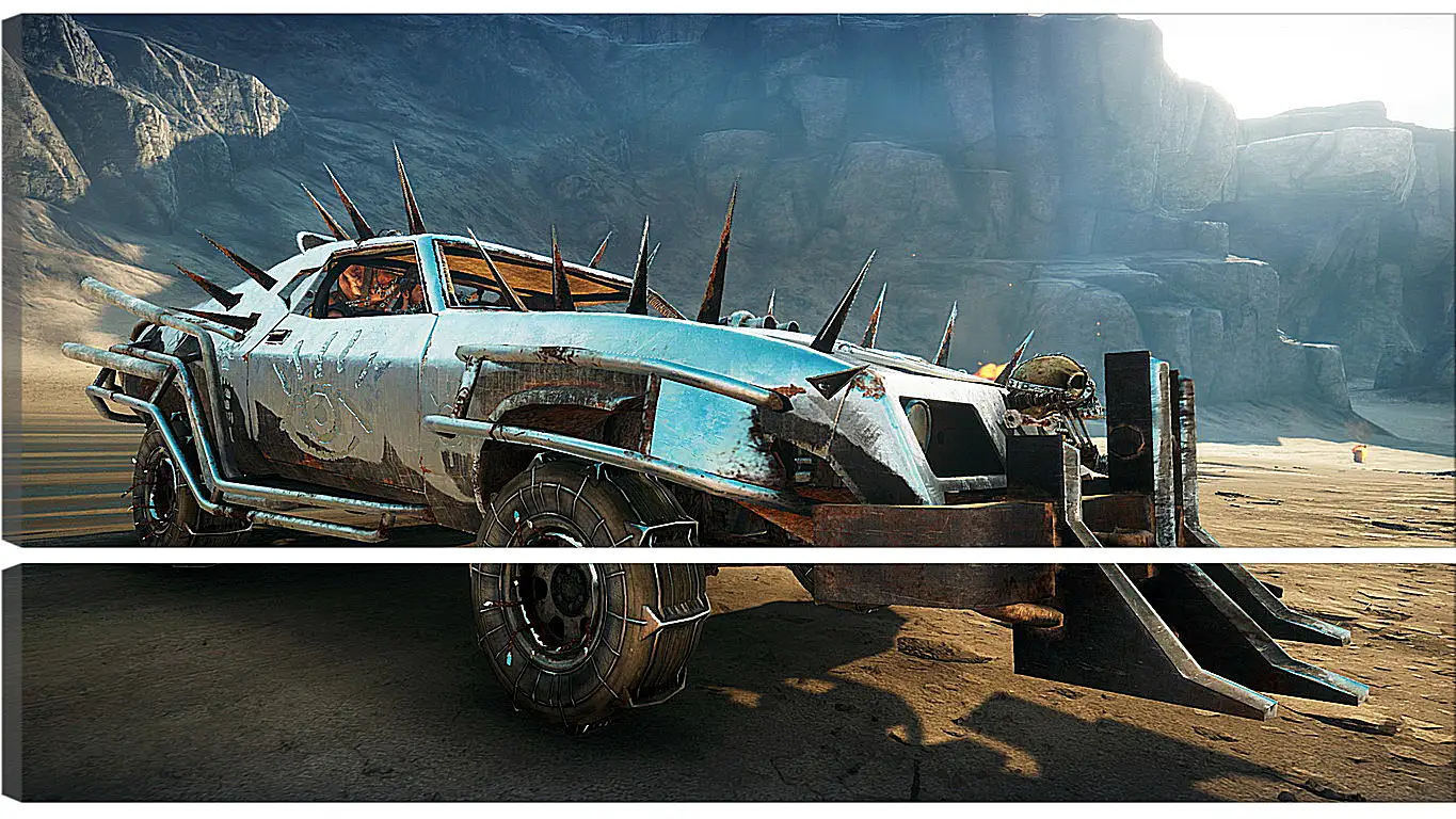 Модульная картина - mad max, fury road, car
