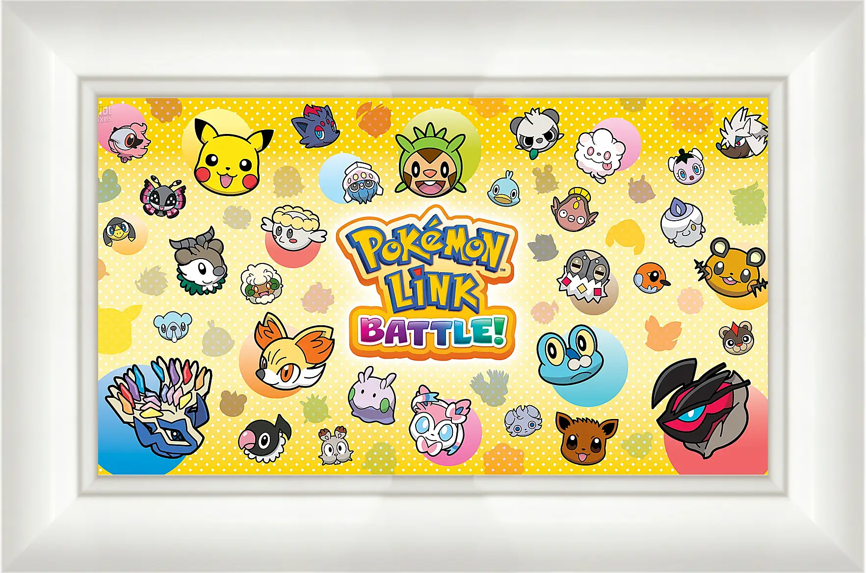 Картина в раме - pokemon battle trozei, puzzle, new
