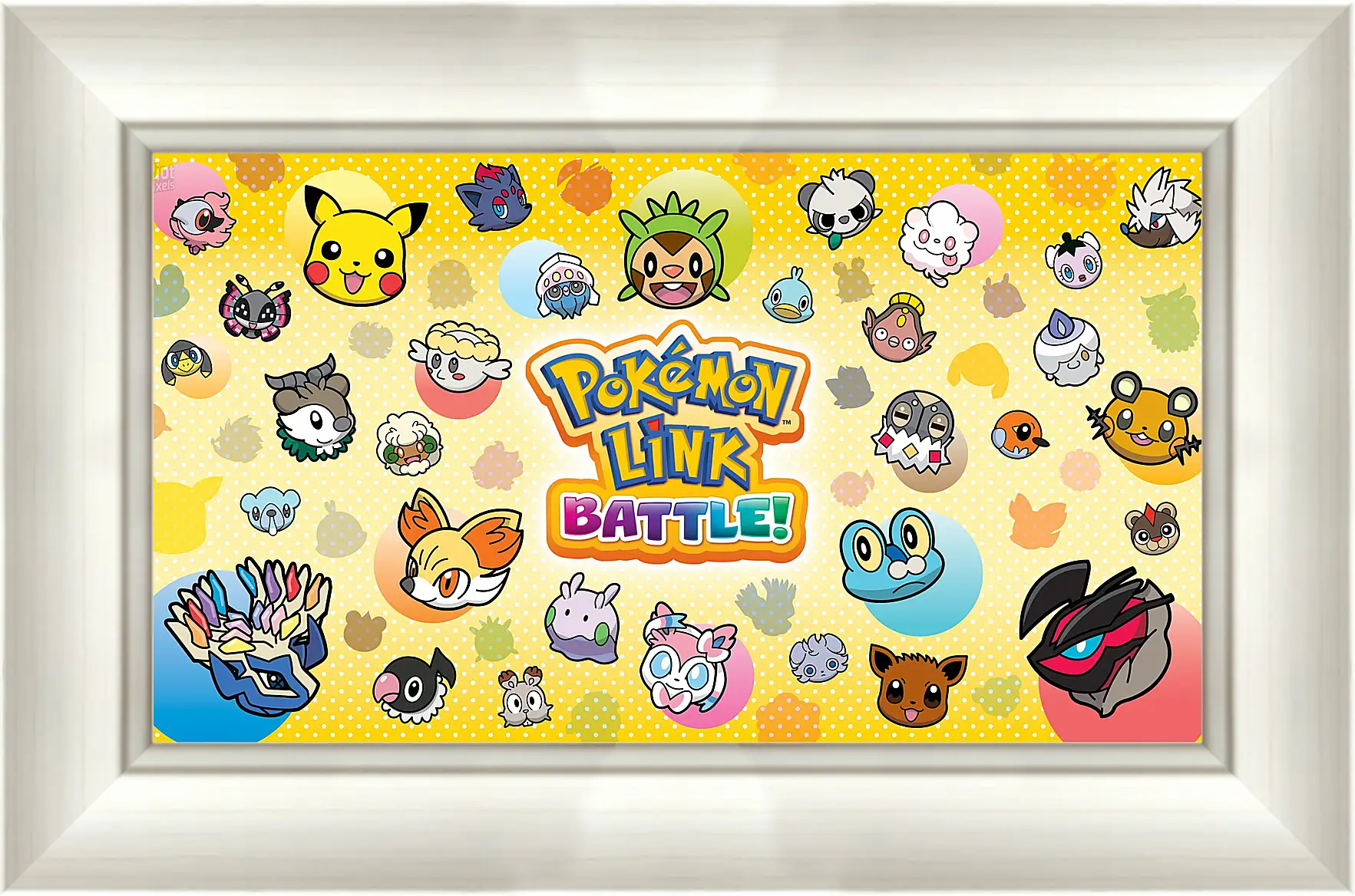 Картина в раме - pokemon battle trozei, puzzle, new
