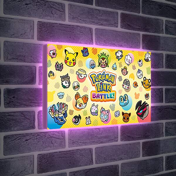 Лайтбокс световая панель - pokemon battle trozei, puzzle, new
