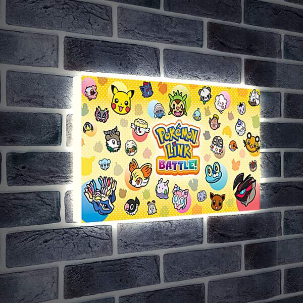 Лайтбокс световая панель - pokemon battle trozei, puzzle, new
