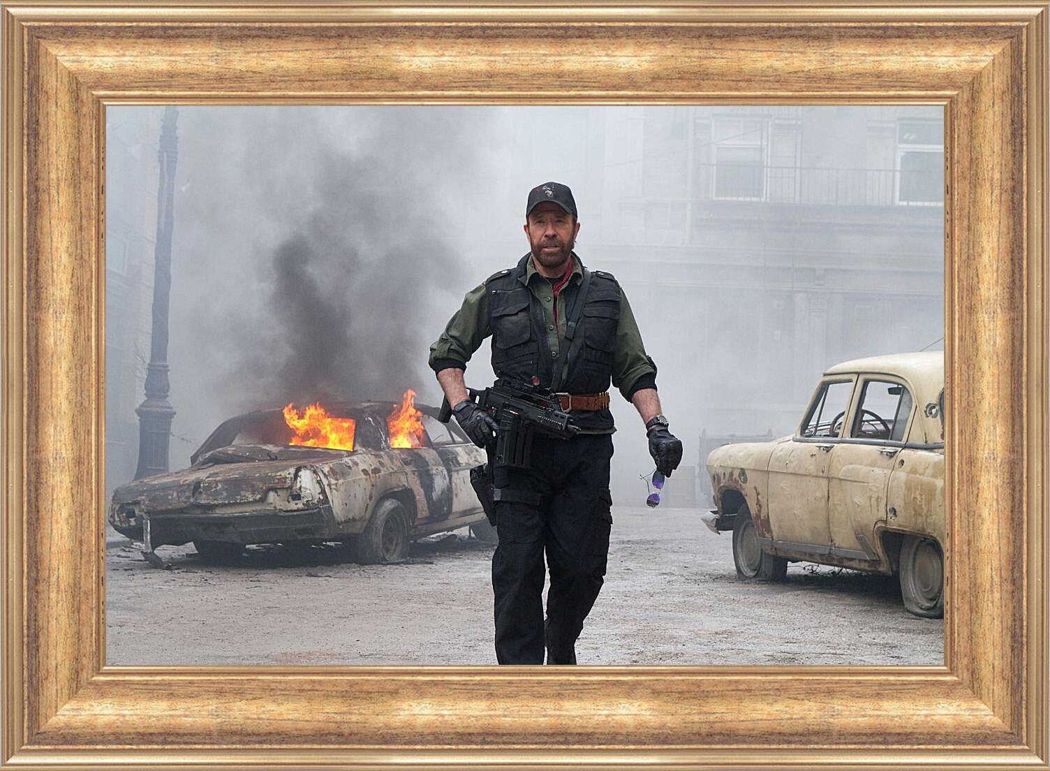 Картина в раме - Чак Норрис. Chuck Norris