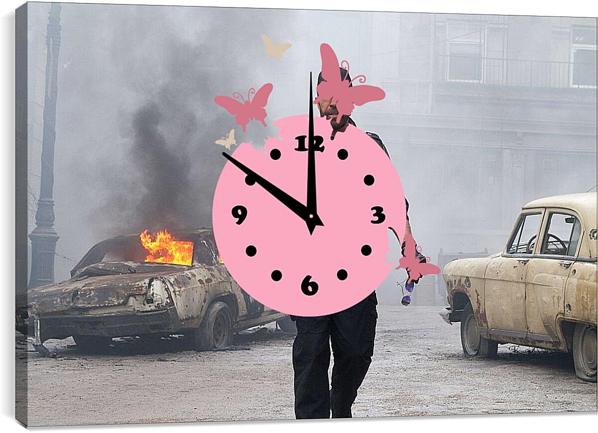 Часы картина - Чак Норрис. Chuck Norris
