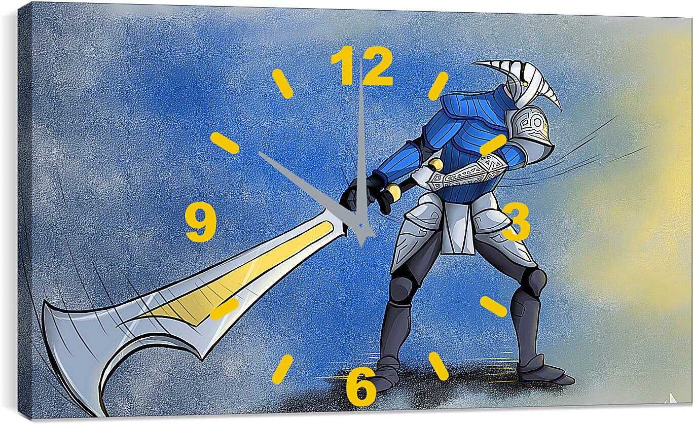Часы картина - rogue knight, dota 2, art

