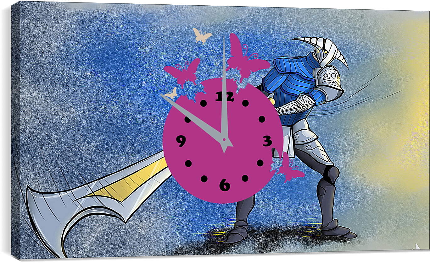 Часы картина - rogue knight, dota 2, art
