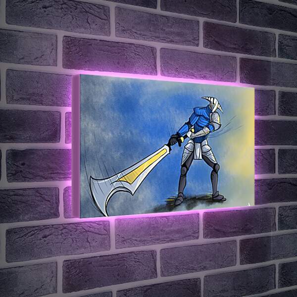 Лайтбокс световая панель - rogue knight, dota 2, art
