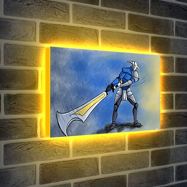 Лайтбокс световая панель - rogue knight, dota 2, art
