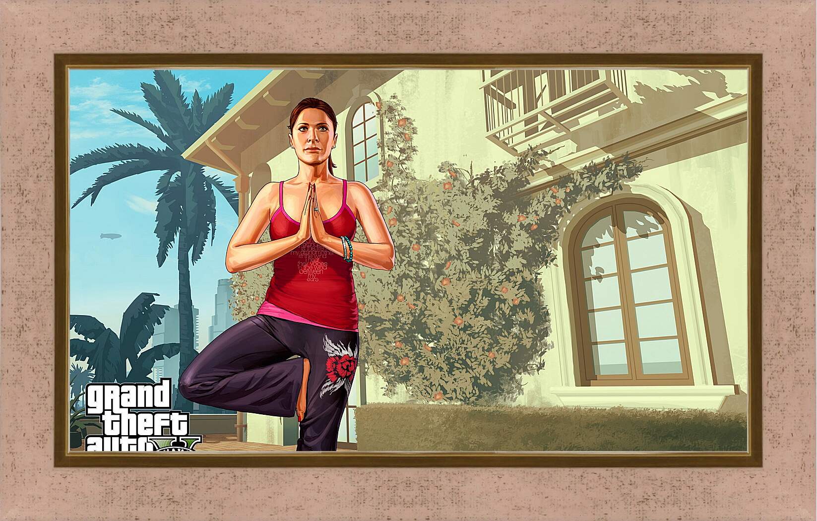 Картина в раме - girl, gta, grand theft auto
