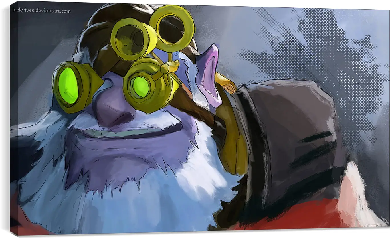 Постер и плакат - kardel sharpeye, sniper, dota 2
