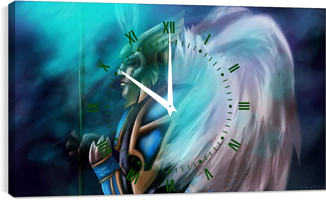 Часы картина - dragonus, skywrath mage, dota 2
