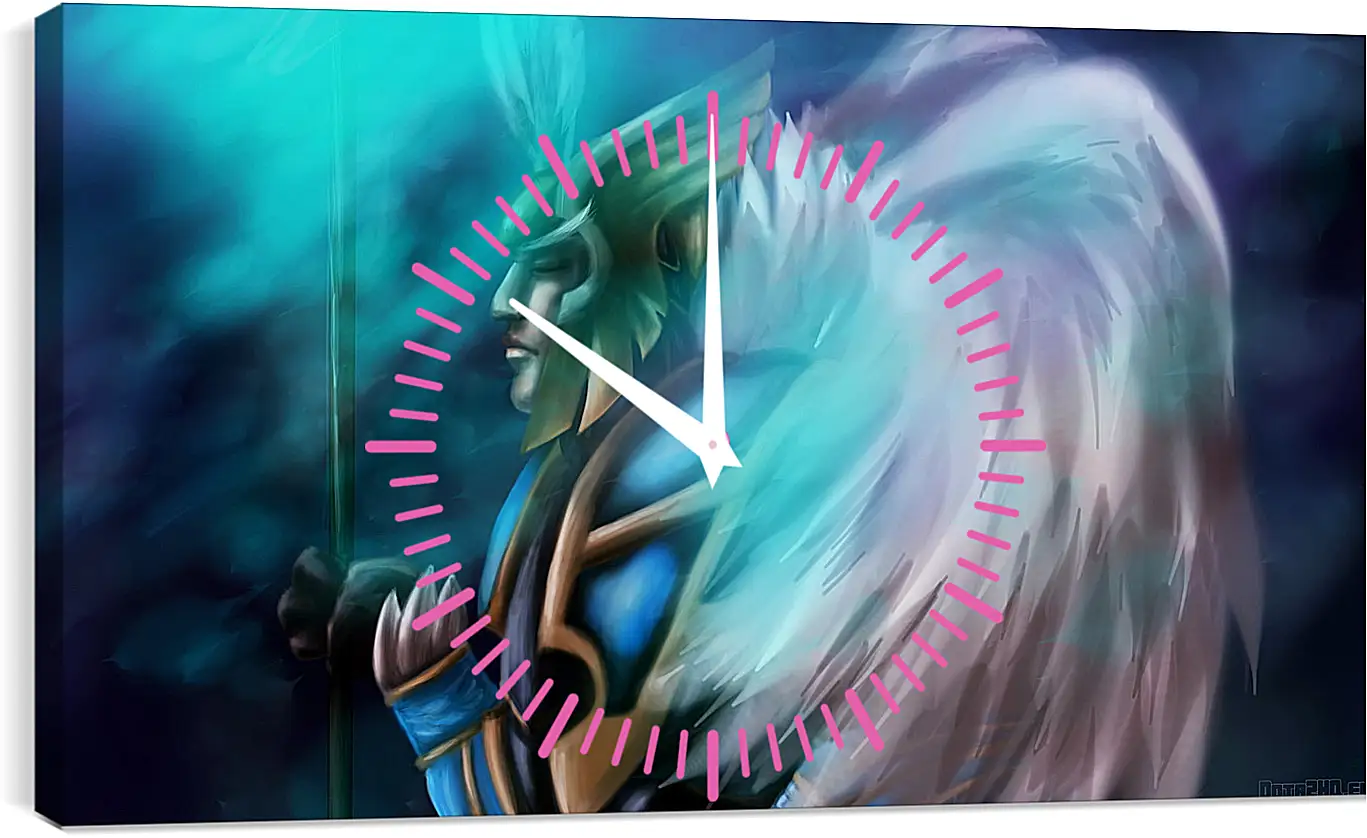 Часы картина - dragonus, skywrath mage, dota 2
