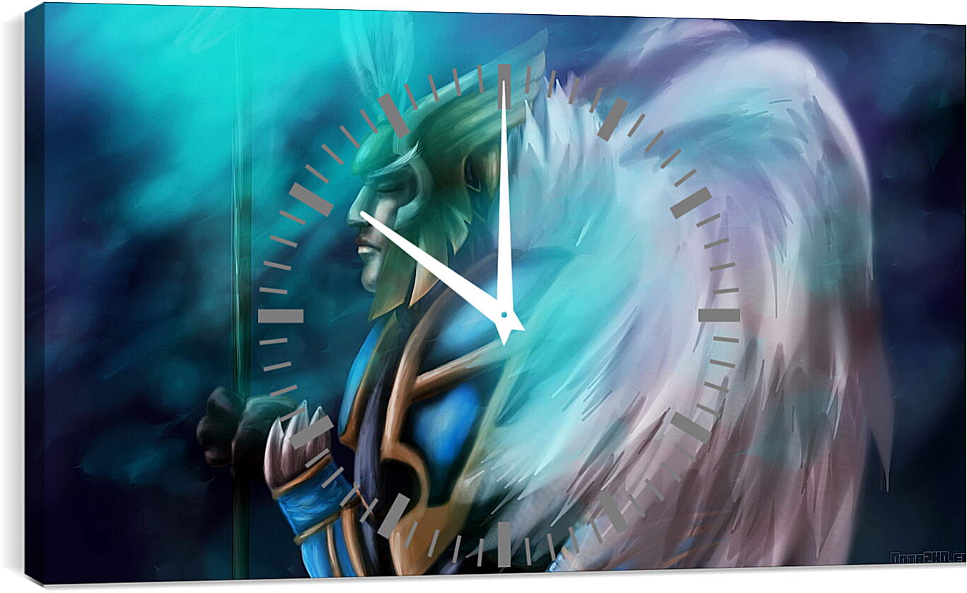 Часы картина - dragonus, skywrath mage, dota 2
