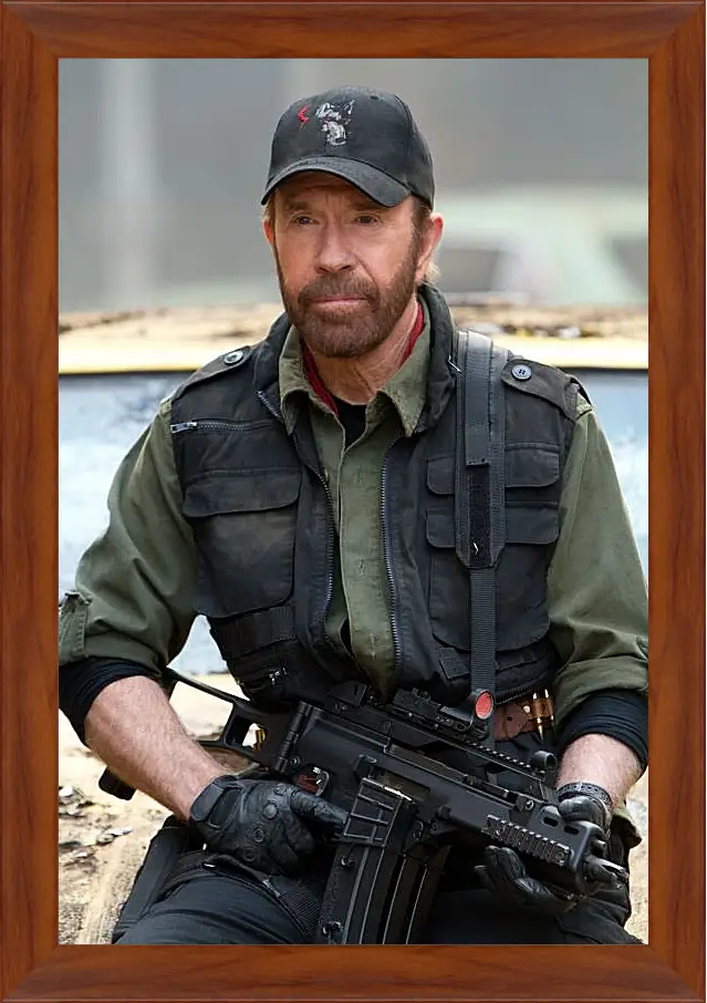 Картина в раме - Чак Норрис. Chuck Norris