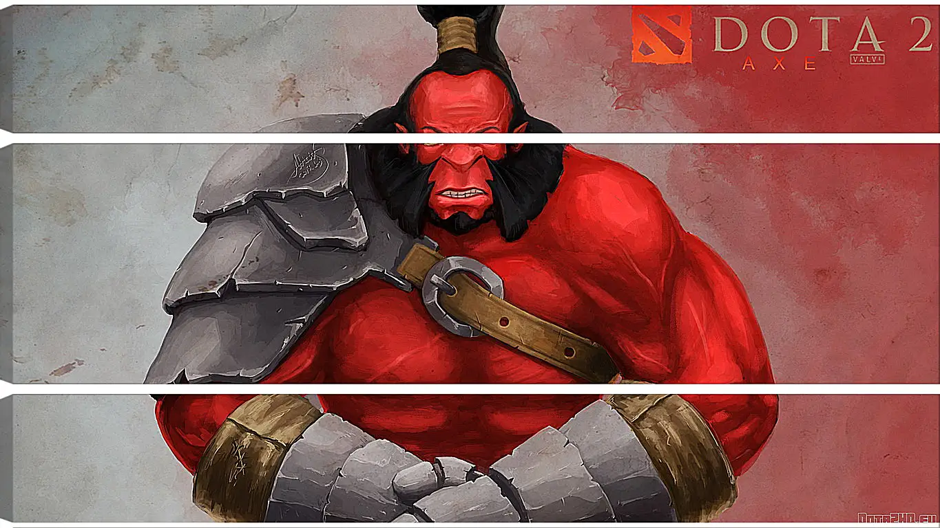 Модульная картина - axe, dota 2, art
