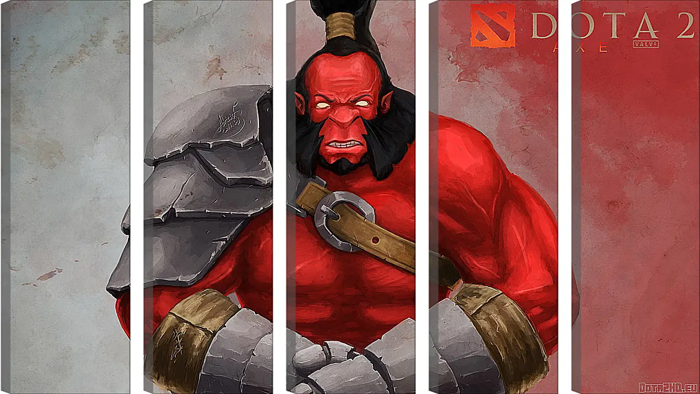 Модульная картина - axe, dota 2, art
