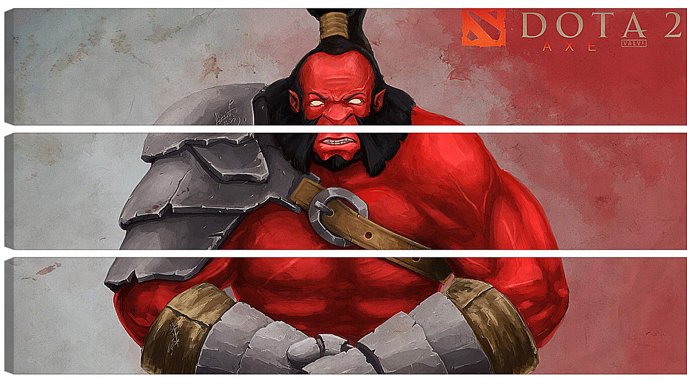 Модульная картина - axe, dota 2, art
