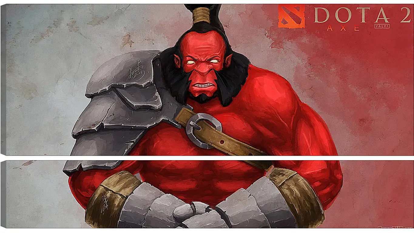 Модульная картина - axe, dota 2, art
