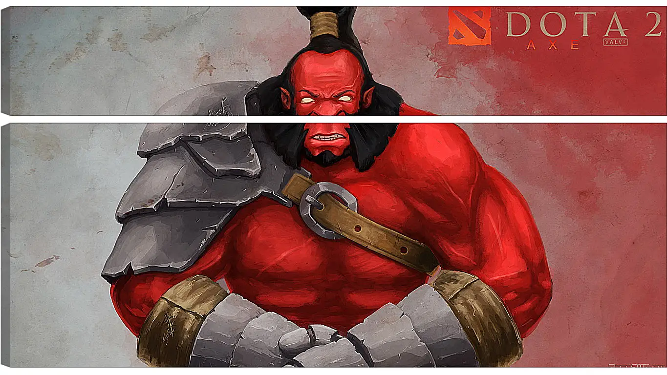 Модульная картина - axe, dota 2, art
