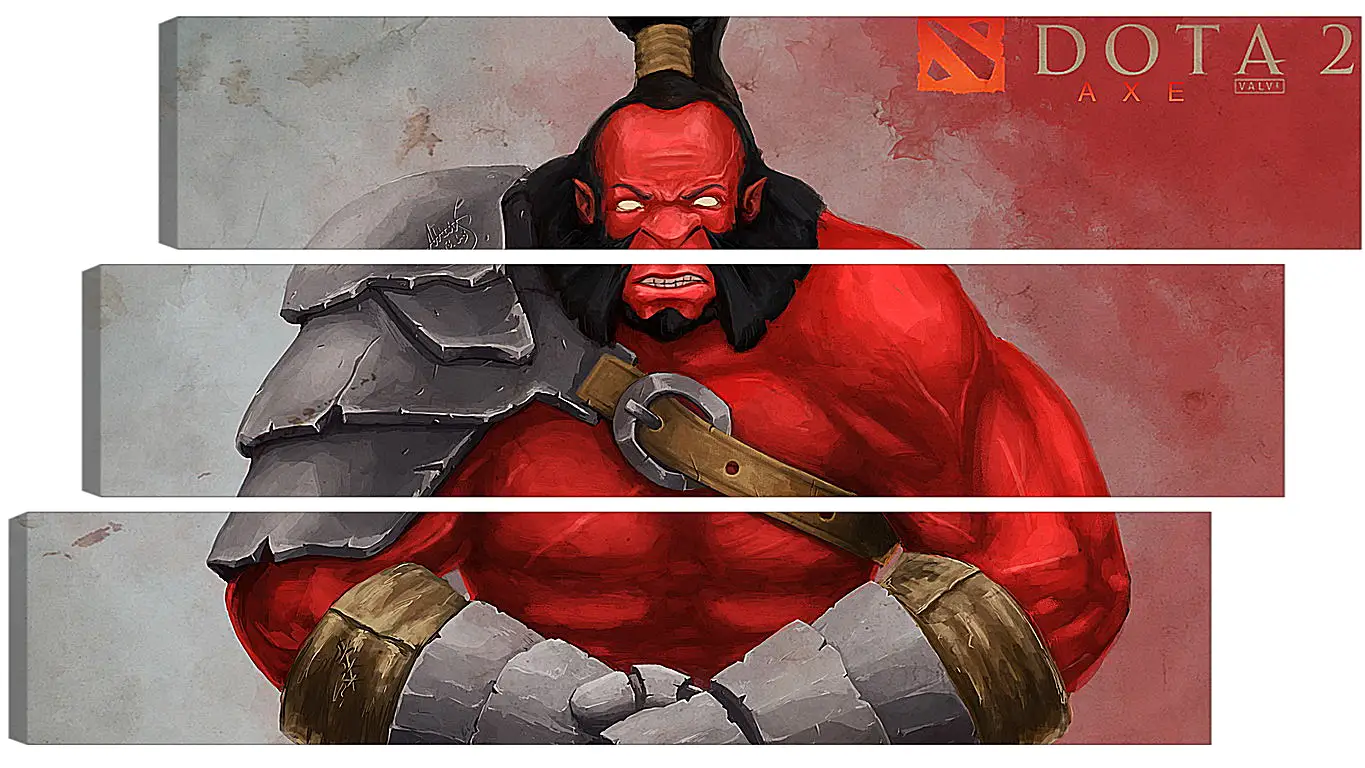 Модульная картина - axe, dota 2, art
