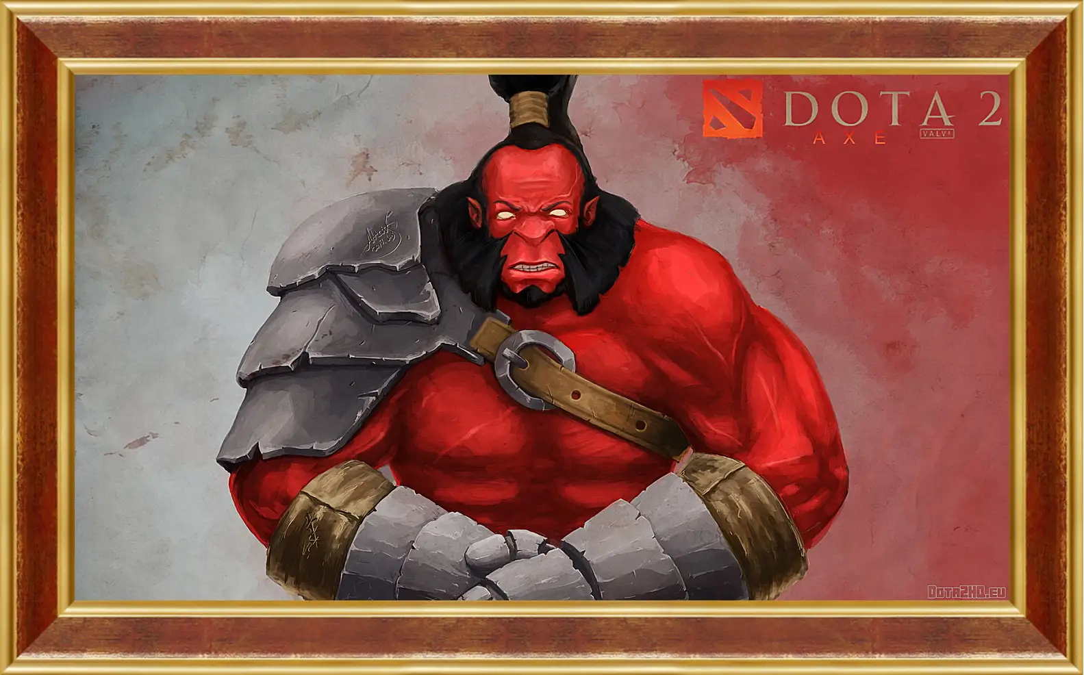 Картина в раме - axe, dota 2, art
