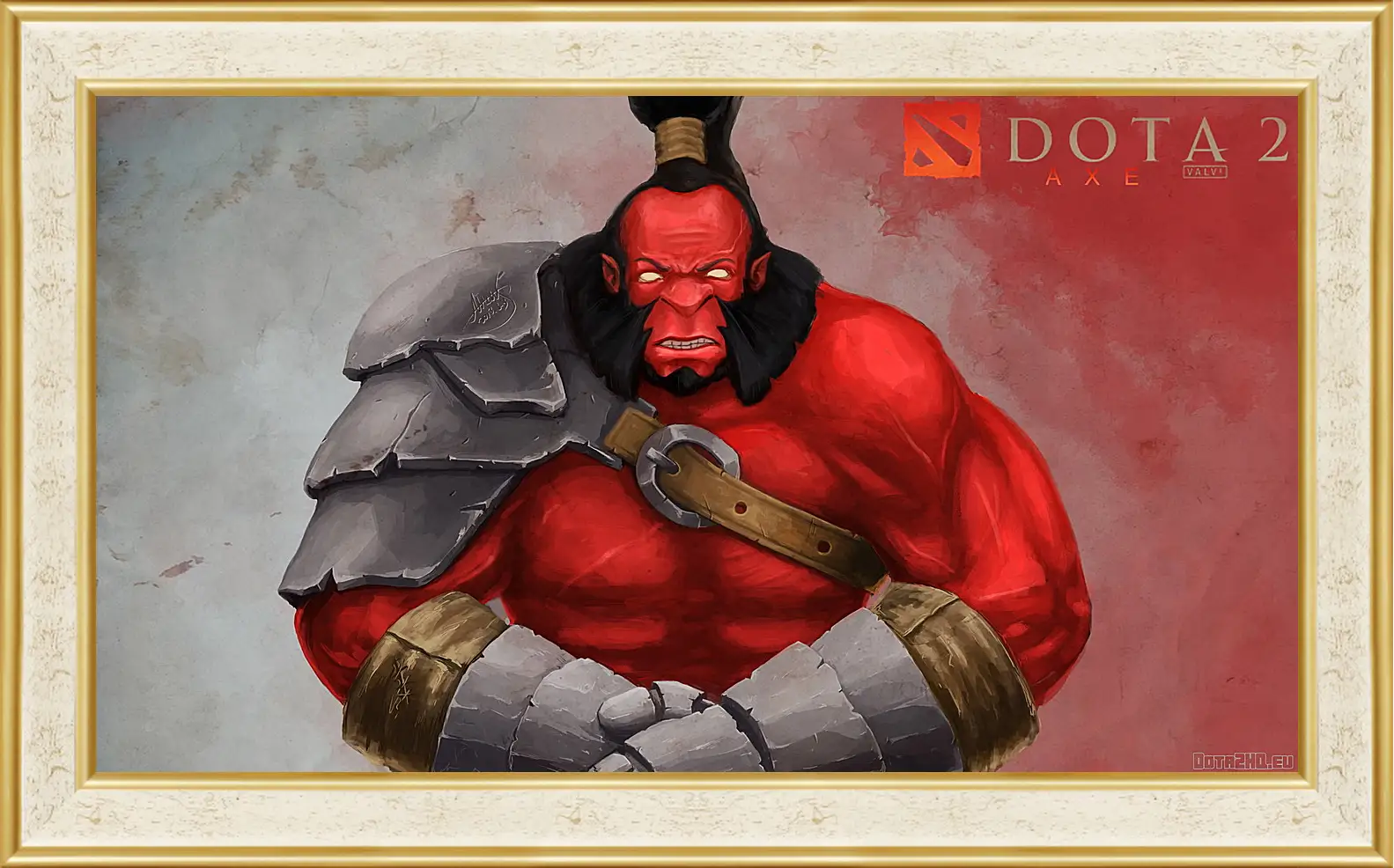 Картина в раме - axe, dota 2, art
