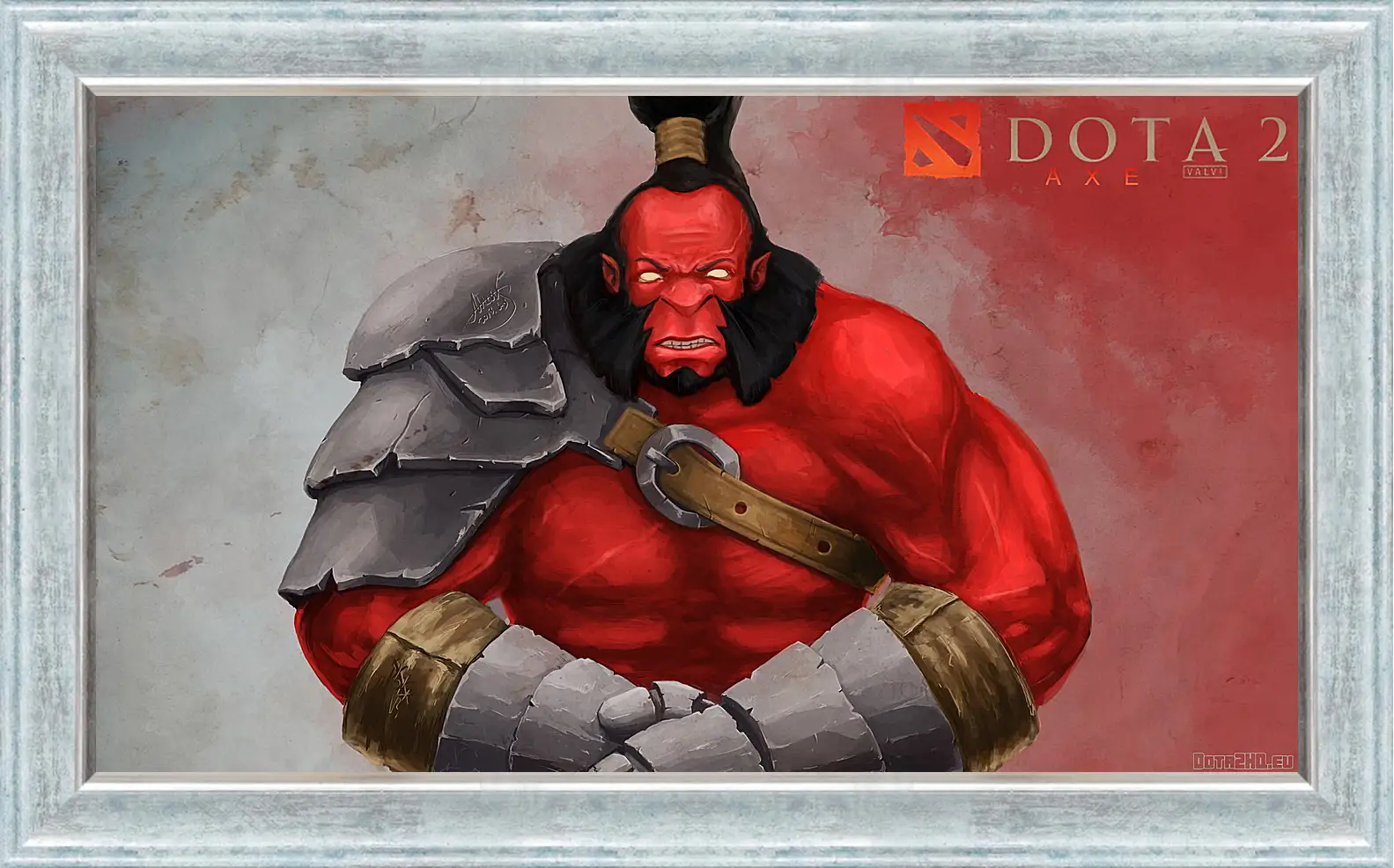 Картина в раме - axe, dota 2, art
