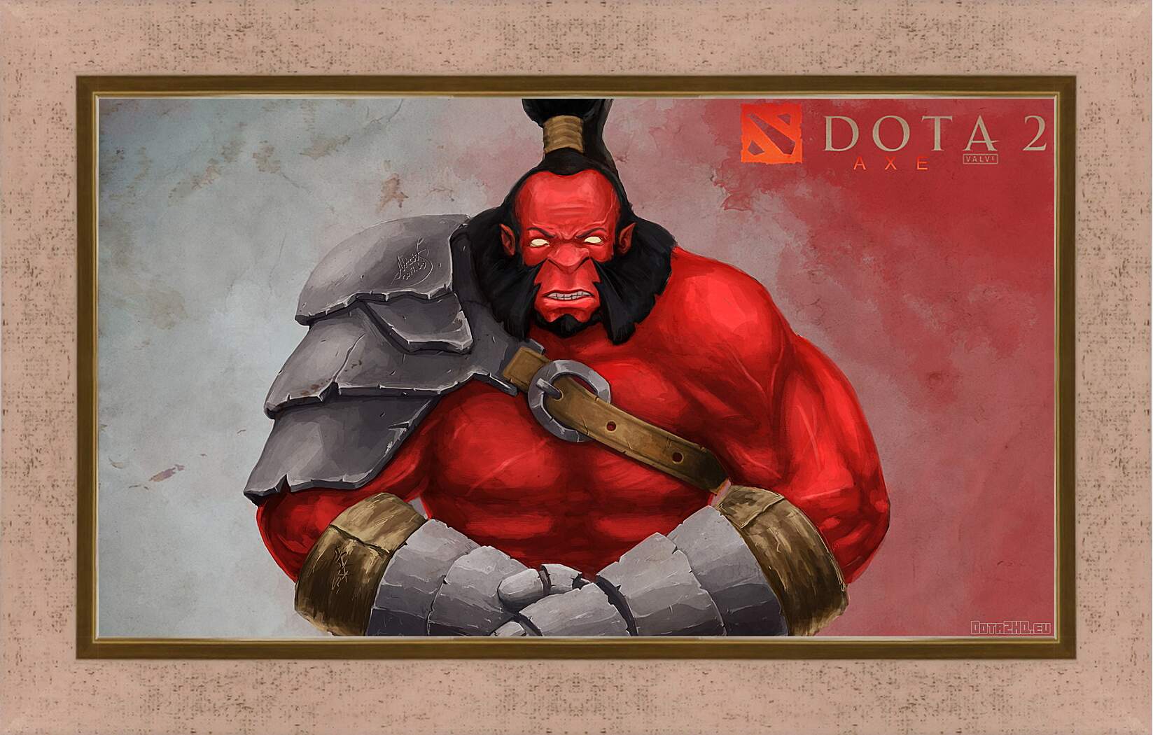 Картина в раме - axe, dota 2, art
