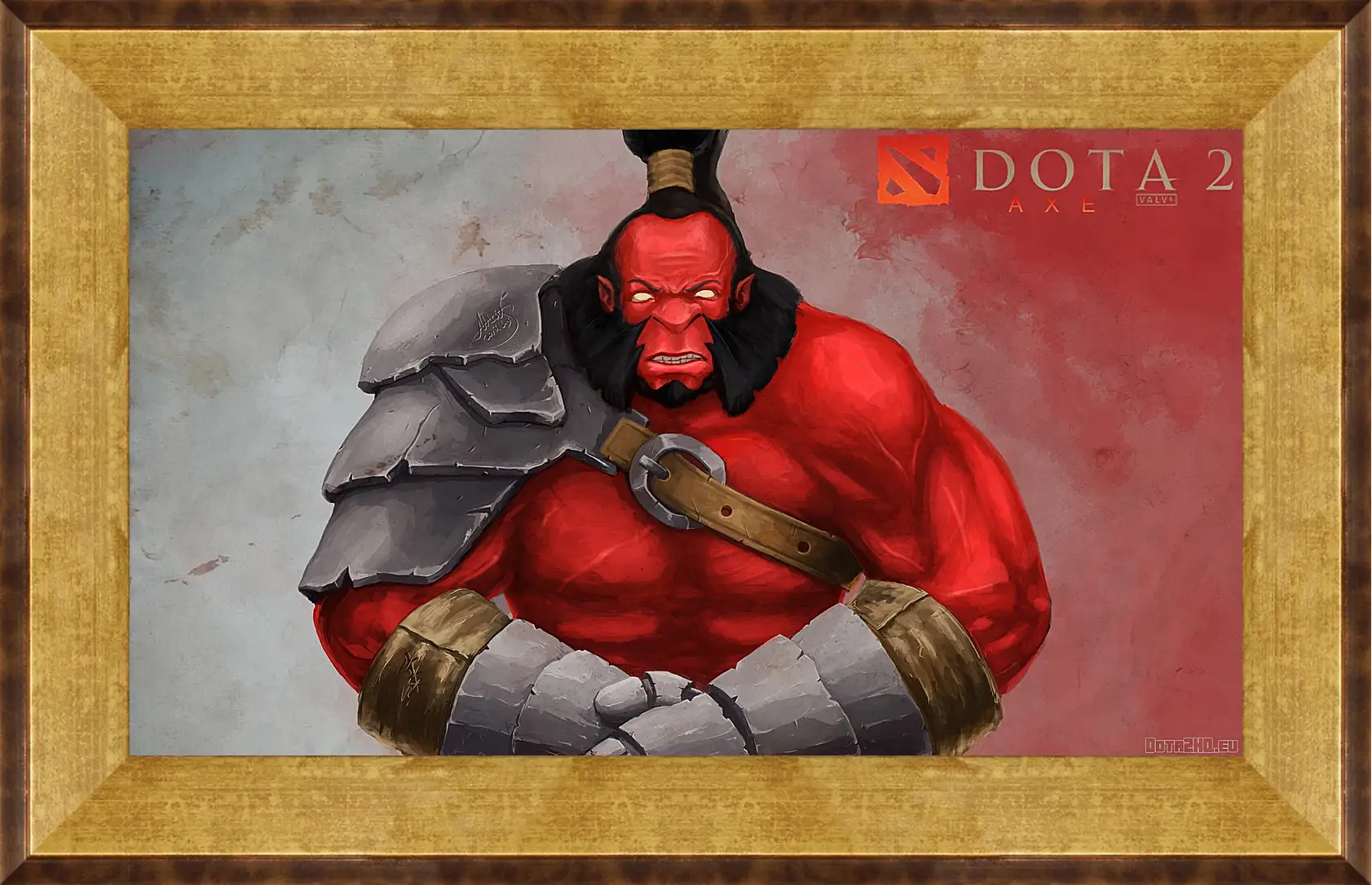 Картина в раме - axe, dota 2, art
