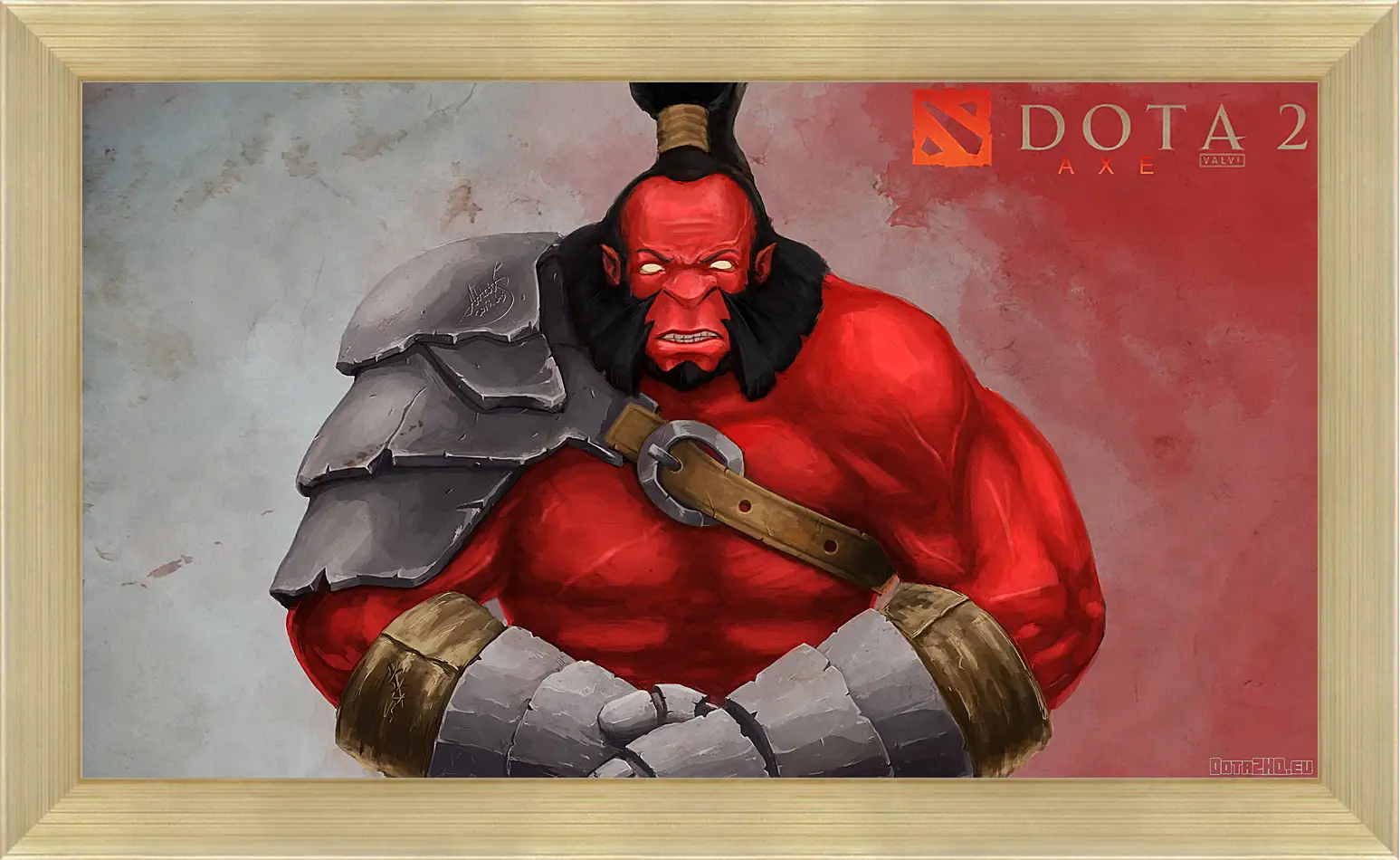 Картина в раме - axe, dota 2, art
